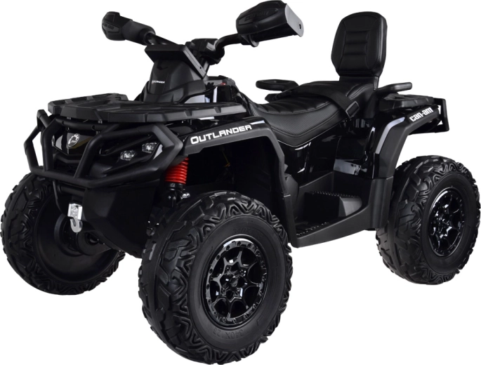 Elektrische kinderquad CAN-AM OUTLANDER 4x4 met LED‑paneel 24V – zwart