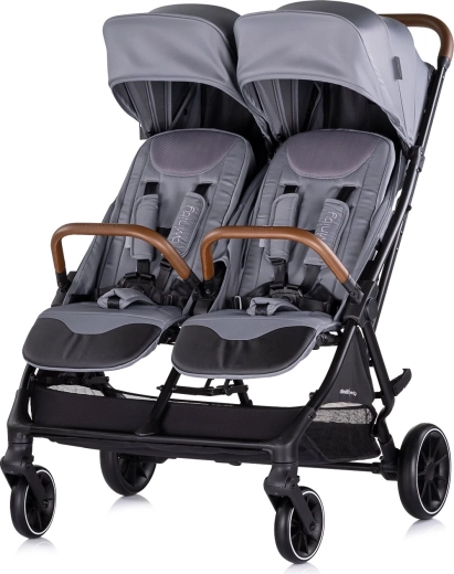 Dubbele sportkinderwagen CHIPOLINO Twinity Cloud