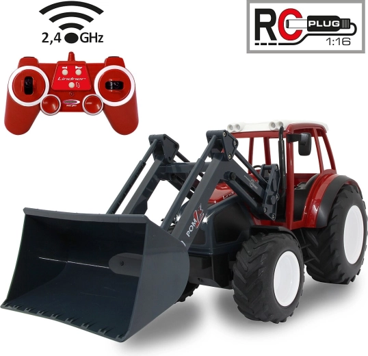 Jamara RC-tr tractor Lindner Geotrac met frontlader 1:16, 2,4 GHz