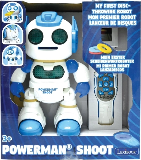 Lexibook multifunctionele programmeerbare robot met het afschieten van schijfjes