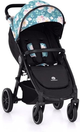 Petite&Mars sportieve kinderwagen Street+ RWS black limited 100 roses