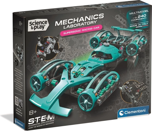 Clementoni Science&Play mechanisch laboratorium: supersonische raceauto