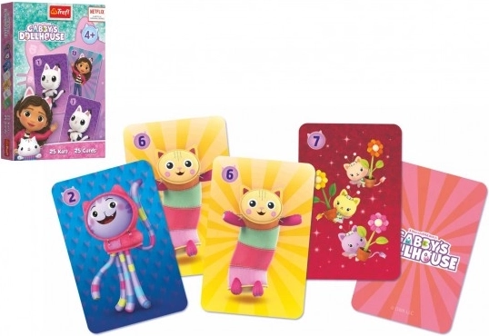 Kaartspel Zwarte Piet met motieven van het huis van kat Gabi