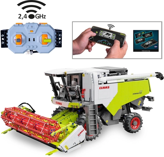 CaDA Claas Dominator 370 bouwset voor een op afstand bestuurbare maaidorser 1:18