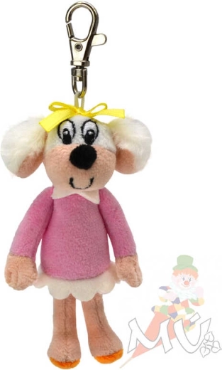 Moravská ústředna hanger Čtyřlístek Fifinka 15 cm met karabijnhaak - 1 stuk