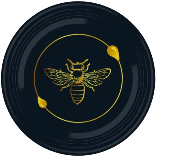 Gouden deksel met bijenmotief fi 82 – 6-groeven, verpakking 660 stuks