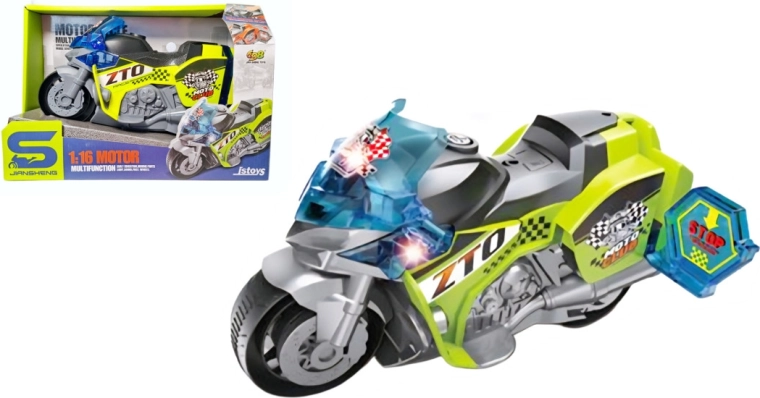 Sportmotor met licht en geluid voor kinderen