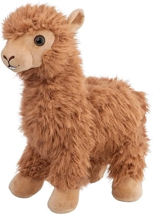 Pluche alpaca bruin 30 cm