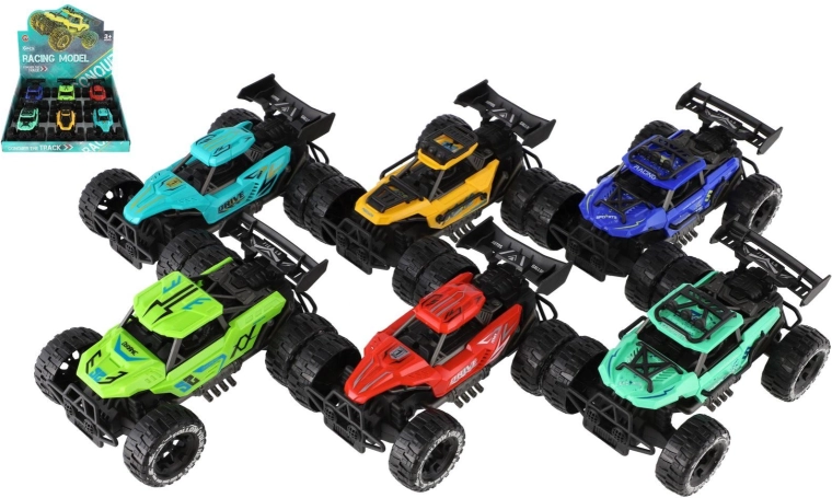 Terreinwagen Off-Road met terugtrekfrictie 11 × 16 cm (6 stuks in een box)
