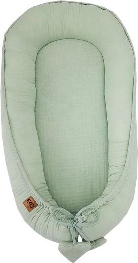 EKO mousseline babynestje Mint 90 × 60 cm