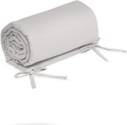 Bedbumper voor ledikant Petite&Mars Tilly Max lichtgrijs 360 cm