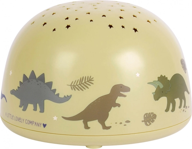 A Little Lovely Company lamp met projector voor kinderen – Dinosaurussen