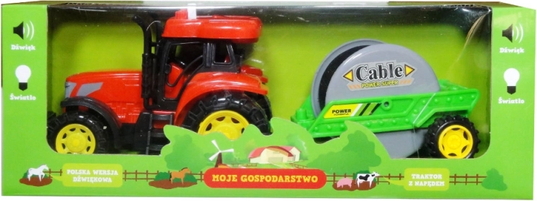 Tractor met aanhanger en Poolse geluidsmodule – Mijn Boerderij