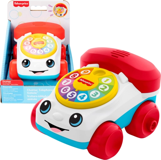 Fisher-Price Telefoonautootje voor kleine kletskousen