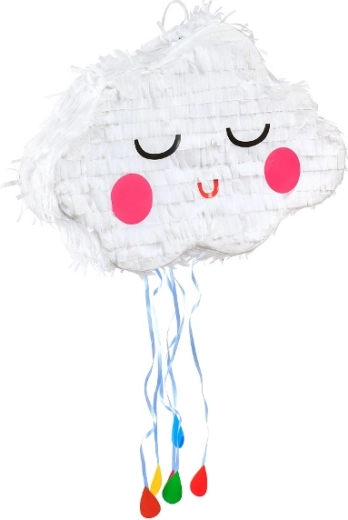 Piñata wolkje (pull-type) - 1 stuk
