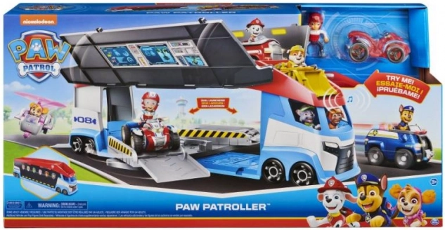 Paw Patrol Tlapkátor 2 – transportvrachtwagen en racebaan met Ryder