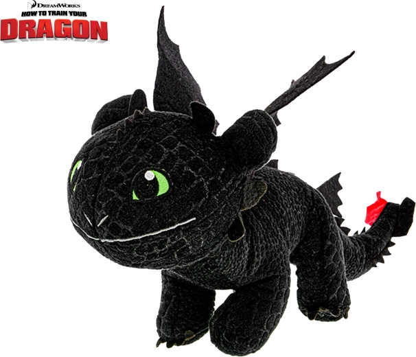 Pluche draak Tandloos (Toothless) 15 cm