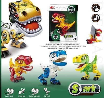 Dinosaurus op batterijen