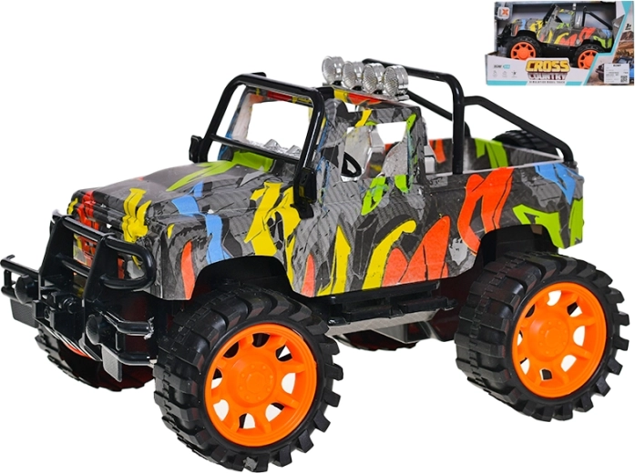 Jeep Graffiti 1:14 kunststof terreinmodel met vliegwiel