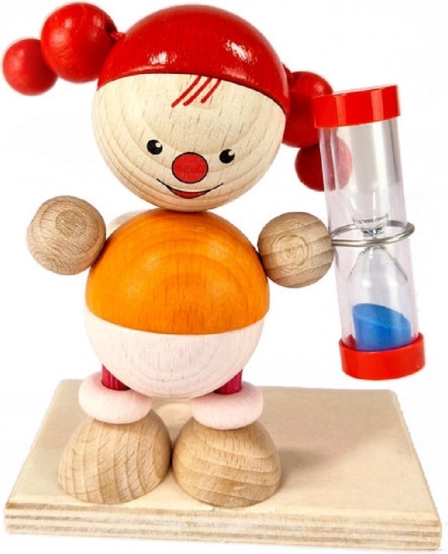 Zandloper Hess pop Lucia voor het meten van poetstijd tanden