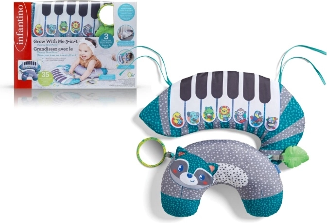 Infantino zacht pianootje met kussentje Grow With Me 3-in-1