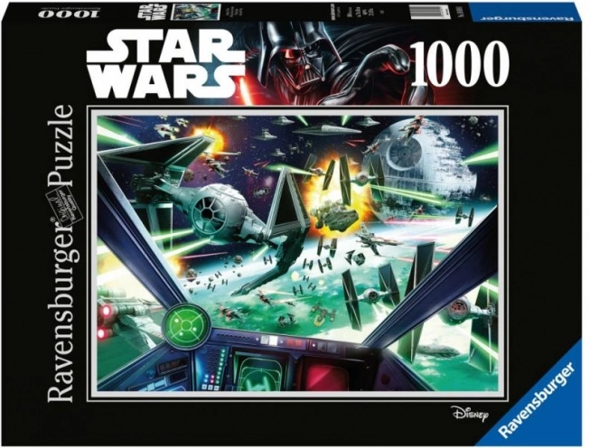 Ravensburger puzzel Star Wars: X-Wing cockpit 1000 stukjes