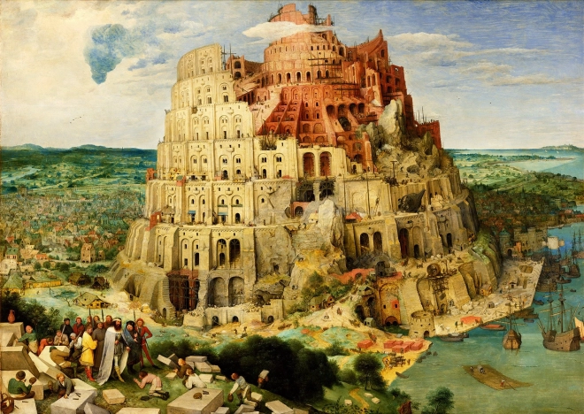 Puzzel Pieter Bruegel: Babylonische Toren 1000 stukjes