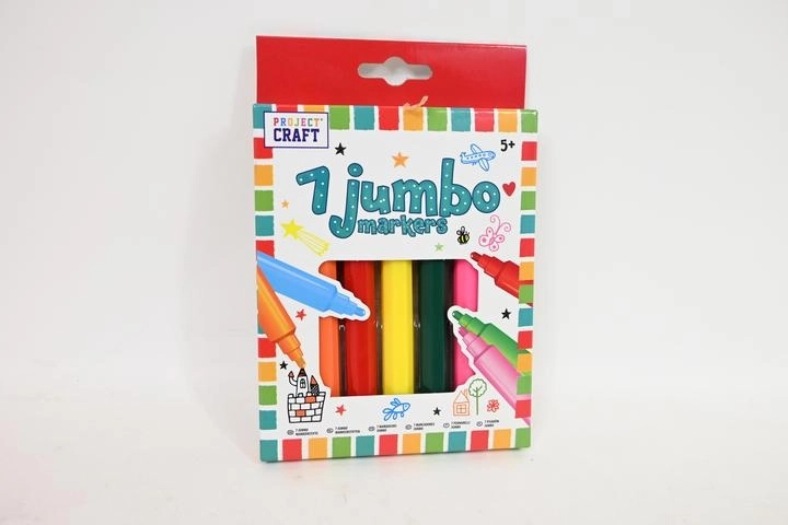 Jumbo stiften voor kinderen, set van 7 stuks