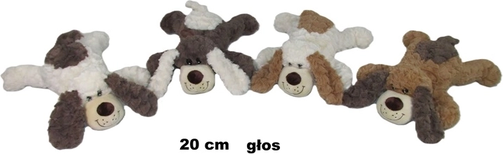 Pluchen hond met geluid, 20 cm
