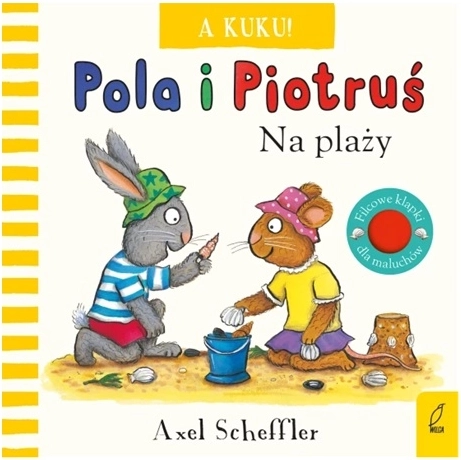 Pola en Péťa: Kiekeboe op het strand – interactief kartonboek met vilten flapjes