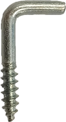 Schroefhaak voor hout 20 × 2,5 mm, verzinkt (600 stuks)