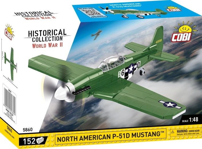 Bouwpakket vliegtuig P-51D Mustang COBI