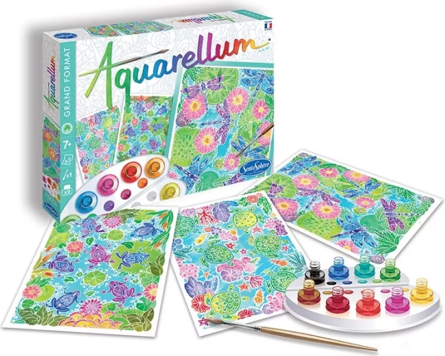 Sentosphere aquarelsset Wateroppervlak