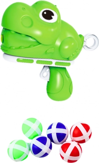 Behendigheidsspel Schieten op doelwit met dinosaurusmotief