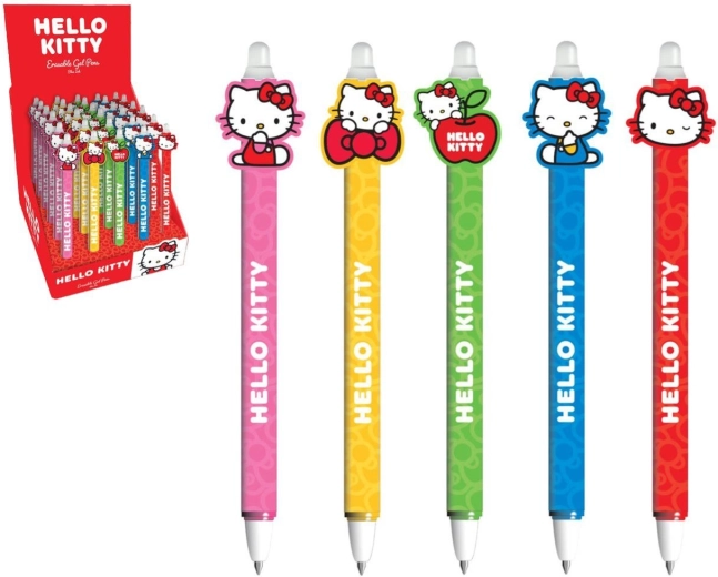 Uitwisbare gelpen Hello Kitty 15 cm - 1 stuk