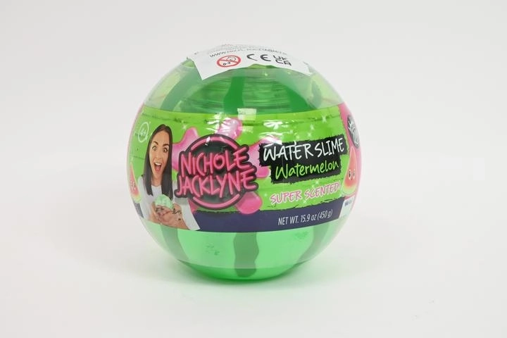 Wecool water slime in een bol met meloengeur