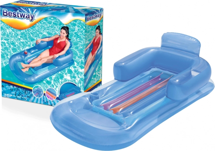 Opblaasbaar ligbed met rugleuning en armsteunen BESTWAY 161 × 84 cm