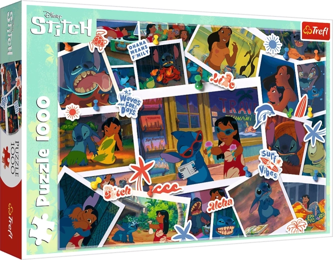 Puzzel 1000 stukjes Lilo en Stitch Zoete herinneringen