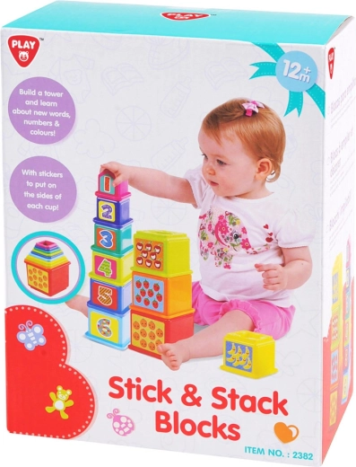 Stapelkubussen PLAYGO voor kinderen vanaf 12 maanden