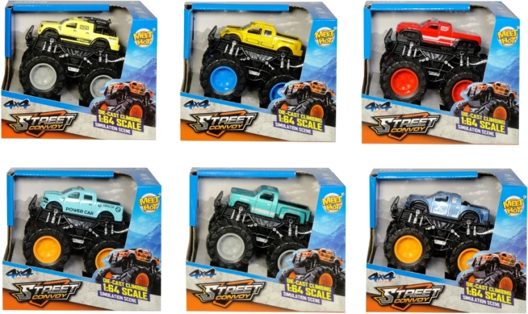 Race monstertruck op windkracht 1:64 - 1 stuk