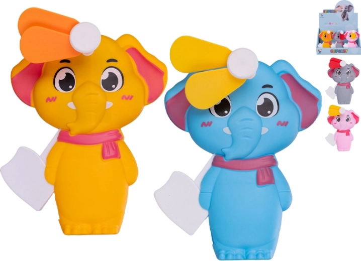 Kinderelefant met ventilator – draagbaar ventilatiespeeltje vanaf 3 jaar