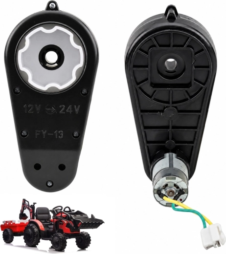 Motor met versnellingsbak 24 V (RS550, 12.000 omw./min) voor elektrische voertuig SX2068 - 1 stuk
