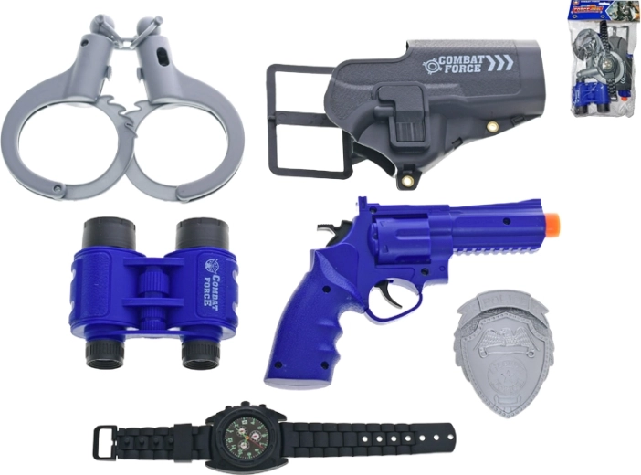 Politieset met pistool en accessoires voor kinderen