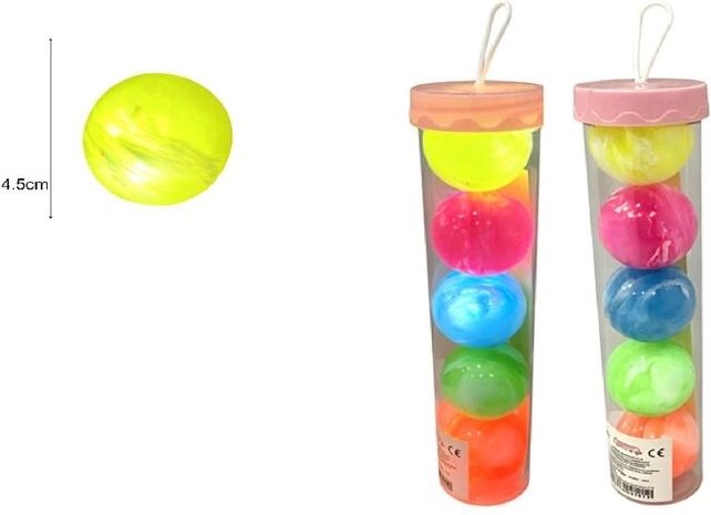 Rubberen lichtgevende bal - 1 stuk