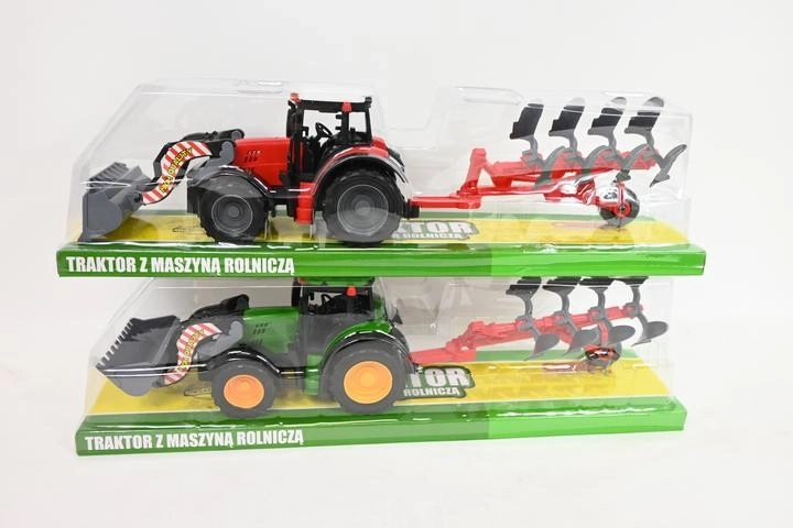 Tractor met landbouwmachine