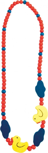 Ketting met eendjes en wolkjes 23 cm