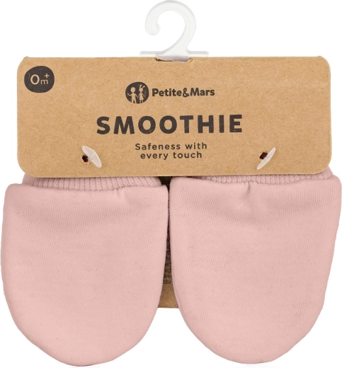 Petite&Mars babyhandschoentjes Smoothie delicate pink