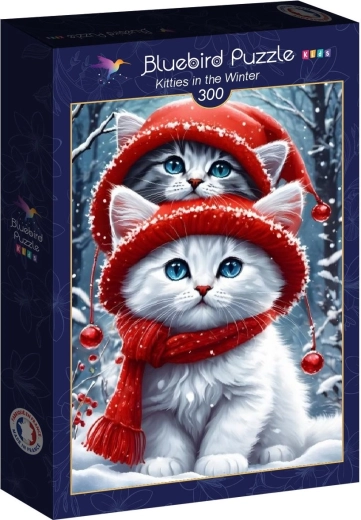 Bluebird-puzzel Katjes in de winter 300 stukjes