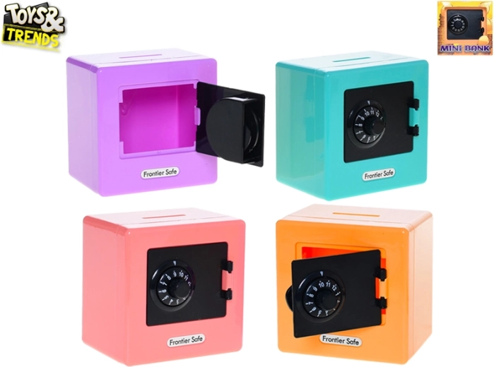 Spaarpot mini-kluis met combinatieslot