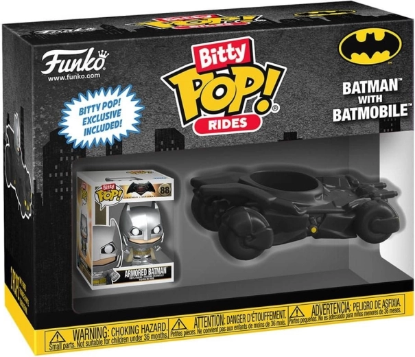 Funko Bitty Pop! Rides Batman met zijn Batmobile - 1 stuk
